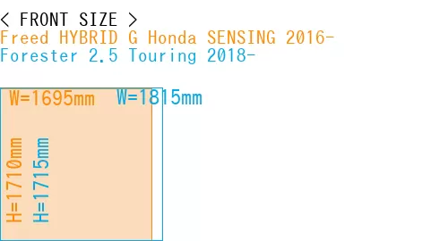 #Freed HYBRID G Honda SENSING 2016- + Forester 2.5 Touring 2018-